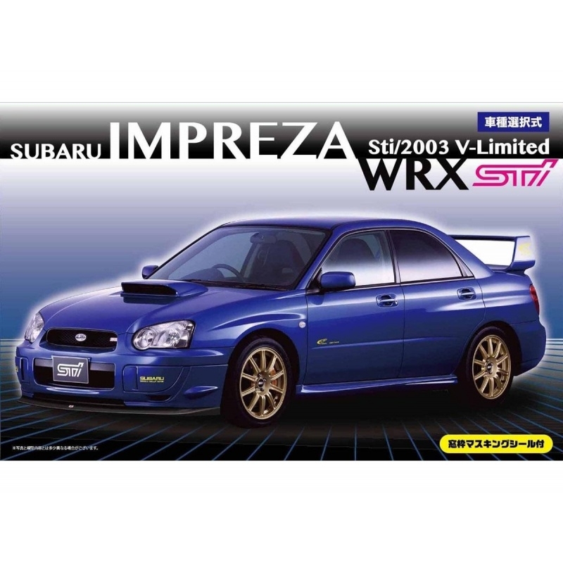 1/24 FUJIMI Subaru Impreza Wrx Sti Hobimaailm