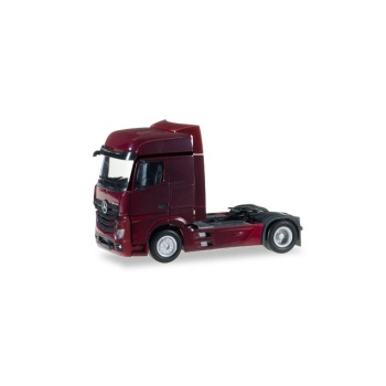 1/87 Mercedes-Benz Actros Bigspace rigid tractor, wine red HERPA