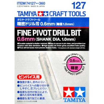 Fine Pivot Bit 0.6mm Shank 1mm