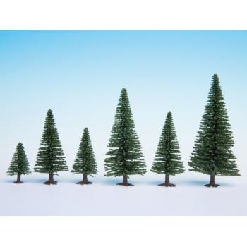 Model Fir Trees 10 pieces, 3,5 - 9 cm high