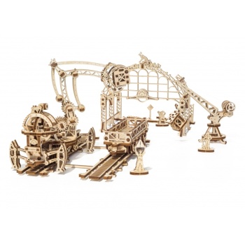 UGEARS Raudteekraana sarjast Mehaaniline linn