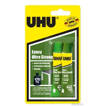 UHU kahekomponente epoksiidliim Ultra Strong 2*10ml