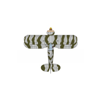1/72  Finnish Air Force Gloster Gladiator with Skis Fl 19 Fanrik Karlsson, Rovaniemi 1940 Oxford Avitation