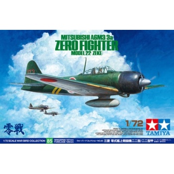 1/72 TAMIYA Mitsubishi A6M3/3a Zero Fighter Model 22 (Zeke)