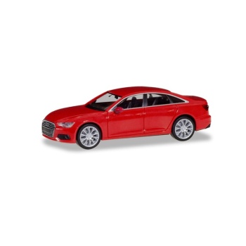 1/87 Audi A6 ® Limousine, Tango red metallic Herpa