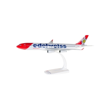 1/200 Edelweiss Air Airbus A340-300 Snap Fit