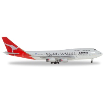 1/500 Qantas Boeing 747-400 "We Go Further" - 25 YEARS Herpa Wings Edition - VH-OJA "City of Canberra"