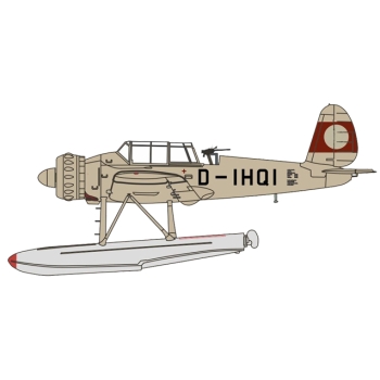 1/72 Arado AR196 D-IHQI Prototype 1938 (without Swastika) Oxford Aviation