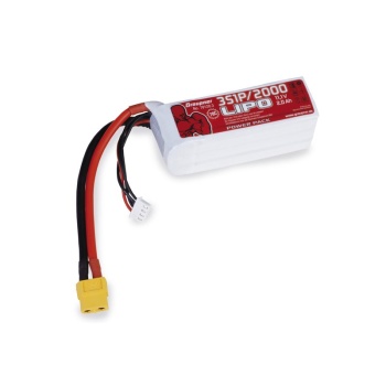 Graupner Power Pack LiPo 3S / 2000 mAh, 11,1 V, 70 C, XT-60 