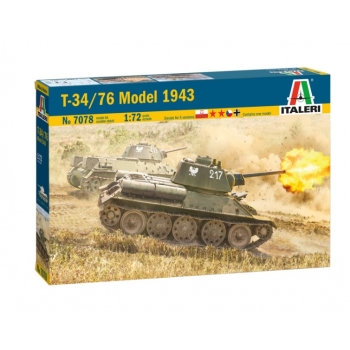 1:72 Italeri T-34/76 mudel 1943