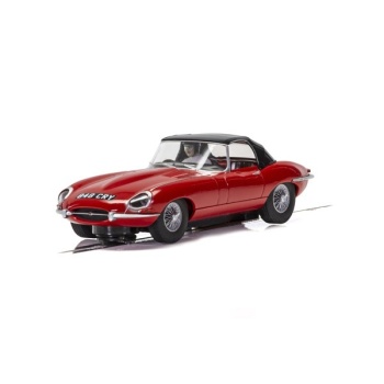 Scalextric JAGUAR E-TYPE - RED 848CRY