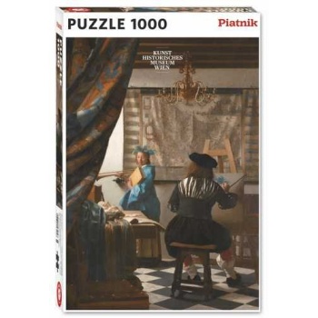  PIATNIK 1000pcs Puzzle "Vermeer's The Allegory of Painting"