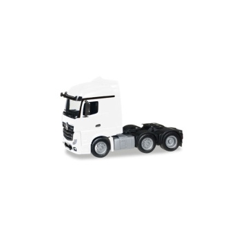 1/87 Mercedes-Benz Actros Streamspace 6x2 rigid tractor, white HERPA