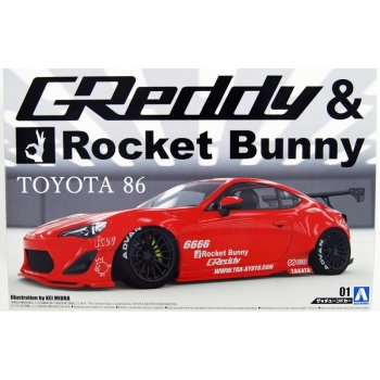 1/24 Aoshima  Toyota 86 '12 Greddy/Rocket Bunny