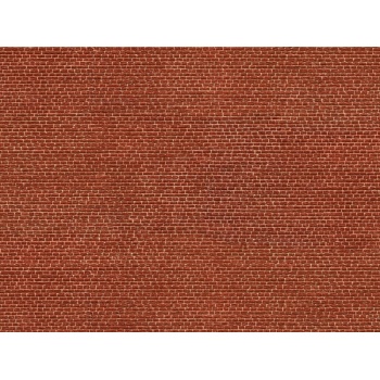 3D Cardboard Sheet “Clinker” red