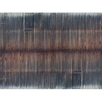 3D Cardboard Sheet “Timber Wall” weathered