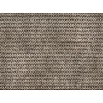 3D Cardboard Sheet “Plain Tile” grey