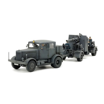 1/48 TAMIYA GERMAN HEAVY TRACTOR SS-100 & 88mm GUN FLAK37 SET