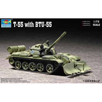 1/72 TRUMPETER T-55 with BTU-55