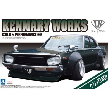 1/24 AOSHIMA Nissan Skyline Liberty Walk No.8 LB Works Kenmary 4Dr 2015 ver