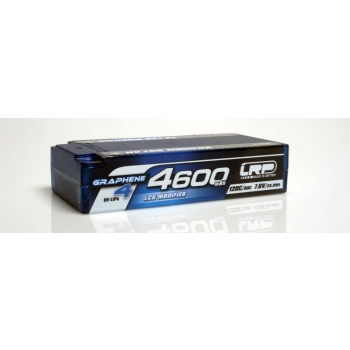 LiPo aku 2S 4600mAh HV LCG Modified Shorty GRAPHENE-4 Hardcase battery - 120C/60C - 186g