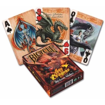 Pokercards Age of Dragons Anne Stokes Bicycle