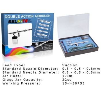 Suction Feed Airbrush - Double Action Belkits