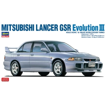 1/24 Hasegawa Mitsubishi Lancer GSR Evolution III