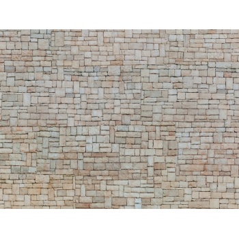 3D Cardboard Sheet „Lime Stone Wall“, beige