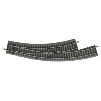1/87 H0 A-Track w. Roadbed Left Curved Switch BWL