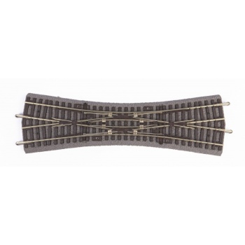 1/87 H0 A-Track w. Roadbed Double Slip Switch DKW
