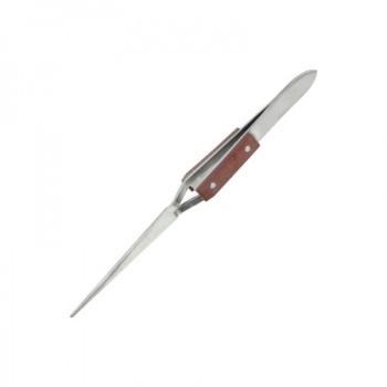 Reverse Action Tweezers Straight Tip/Fibre Grip
