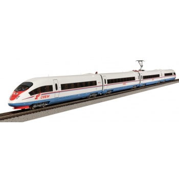 REISIRONGI STARDIKOMPLEKT PIKO Velaro Sapsan RUS H0-skaala ballastiga rööpad