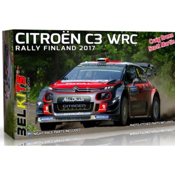 1/24 Citroen C3 WRC Rally Finland 2017 C.Breen BELKITS