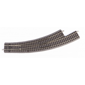 1/87 H0 A-Track w. Roadbed Left Curved Switch BWL-R3