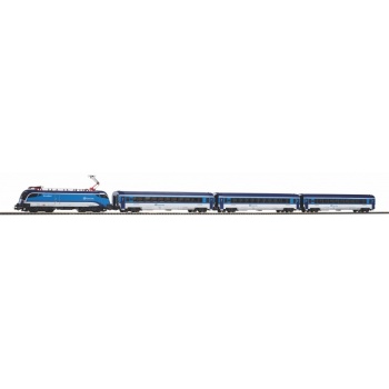 Piko H0 Starter Set Electric Locomotive Railjet CD A-track & B V