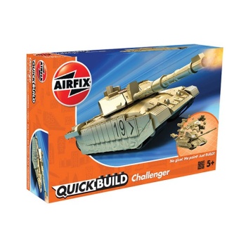 QUICK BUILD CHALLENGER TANK DESERT Airfix