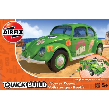 QUICK BUILD VW BEETLE FLOWER-POWER Airfix