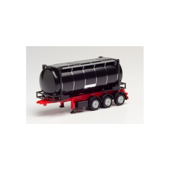 1/87 26 ft. Containerchassis with swapcontainer, black HERPA