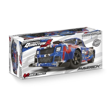 1/8 QUANTUM-R FLUX 4S 4WD RACE TRUCK - Sinine/punane