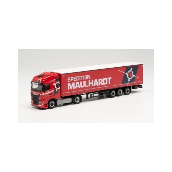 1/87 Iveco S-Way curtain canvas semitrailer "Spedition Maulhardt“ (Thüringen/Leinefelde) HERPA