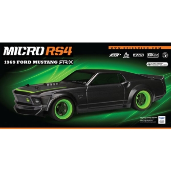 1/18 HPI MICRO RS4 1969 FORD MUSTANG VG JR RTR-X