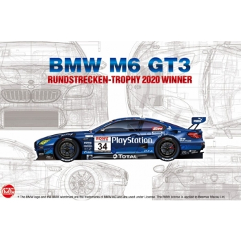 1/24 NUNU BMW M6 GT3 2020 winner Rundstrecken Trophy