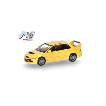 1/87 H0 MicroCity: Mitsubishi Lancer Evolution 9 (2005-2007), kollane