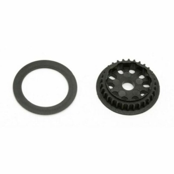 AE RC18 front diff belt wheel