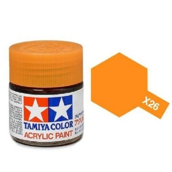 Acrylic Mini X-26 Clear Orange (Gloss)