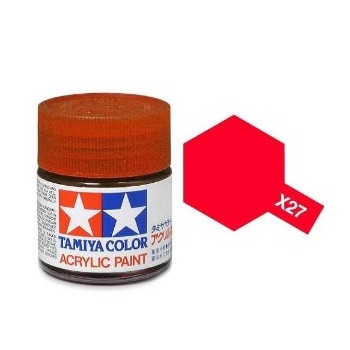 Acrylic Mini X-27 Clear Red (Gloss)