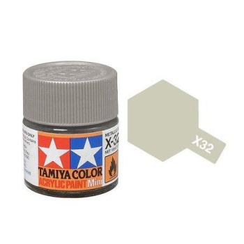 Acrylic Mini X-32 Titanium Silver (Gloss)