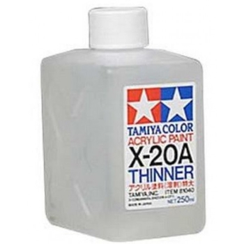 Tamiya akrüülilahusti X-20A (250 ml)Thinner