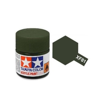 Acrylic Mini XF-81 Dark Green 2 RAF (Semi Gloss)
